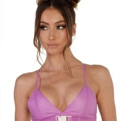 Clara Story Transcending Lucent Speed Clasp Triangle Top