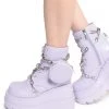 Cape Robbin Won't Know What Hit Ya Lavender Platform Boots