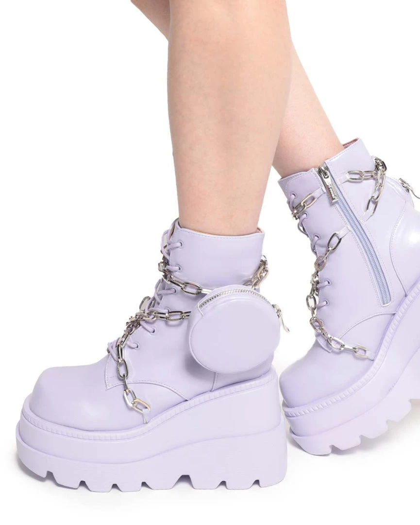 Cape Robbin Won't Know What Hit Ya Lavender Platform Boots 3 Cape Robbin Won't Know What Hit Ya Lavender Platform Boots