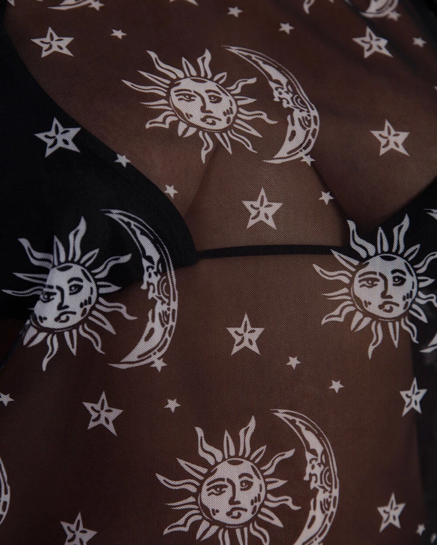 OhYes Tops Written In The Stars Mesh Oversized Tee 9 OhYes Tops Written In The Stars Mesh Oversized Tee