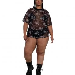 OhYes Tops Written In The Stars Mesh Oversized Tee 19 OhYes Tops Written In The Stars Mesh Oversized Tee