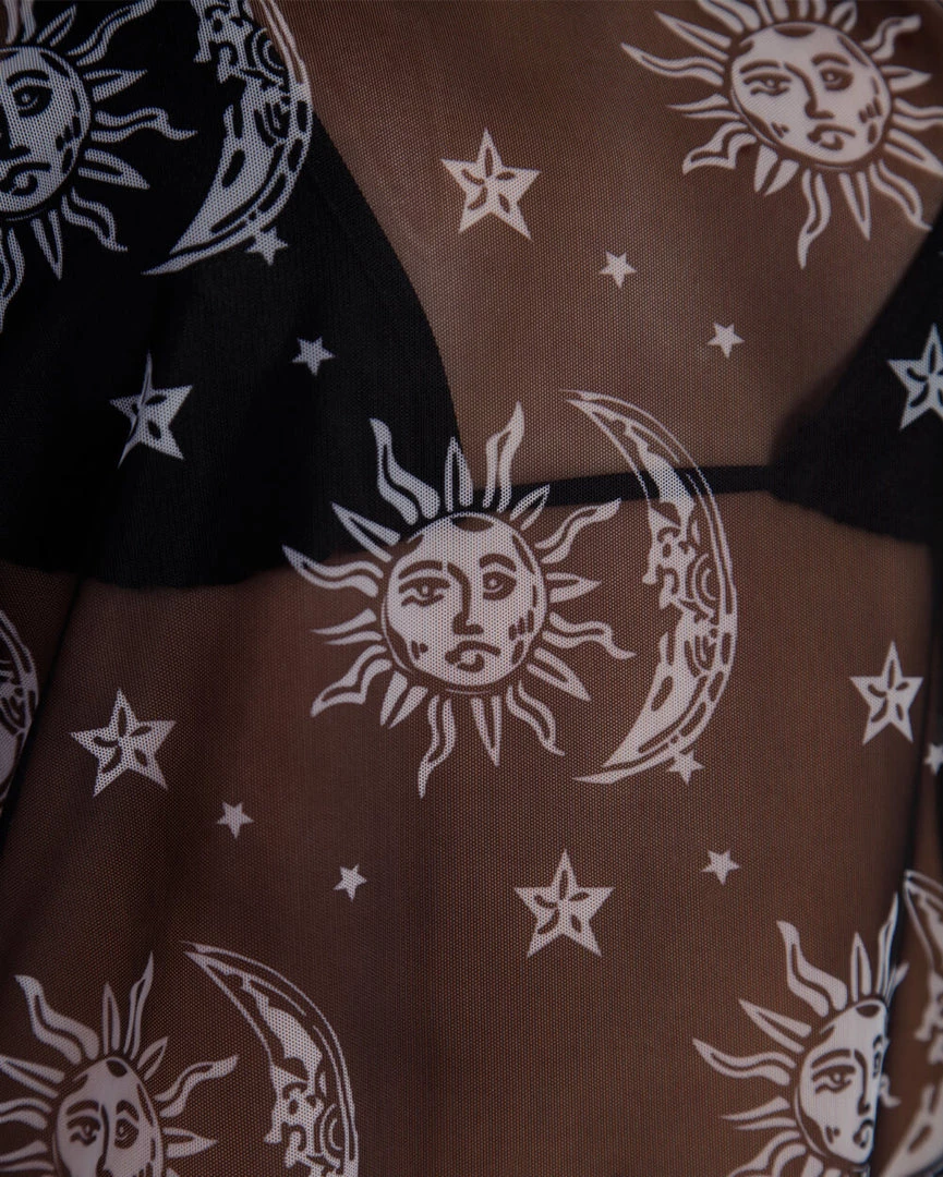 OhYes Tops Written In The Stars Mesh Oversized Tee 4 OhYes Tops Written In The Stars Mesh Oversized Tee