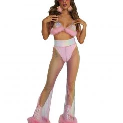 OhYes New Arrivals Y2K Realness Mesh Marabou Top 9 OhYes New Arrivals Y2K Realness Mesh Marabou Top