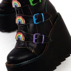 YRU Dune Rainbow Platform Shoes 7 YRU Dune Rainbow Platform Shoes