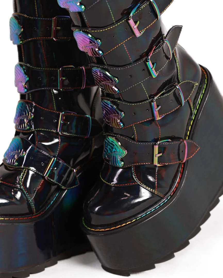 YRU Dune Rainbow Mushroom Platform Shoes 4 YRU Dune Rainbow Mushroom Platform Shoes