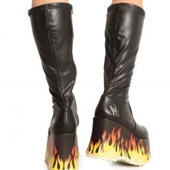 Shoes YRU Zen Flam Platform Boots 9 Shoes YRU Zen Flam Platform Boots