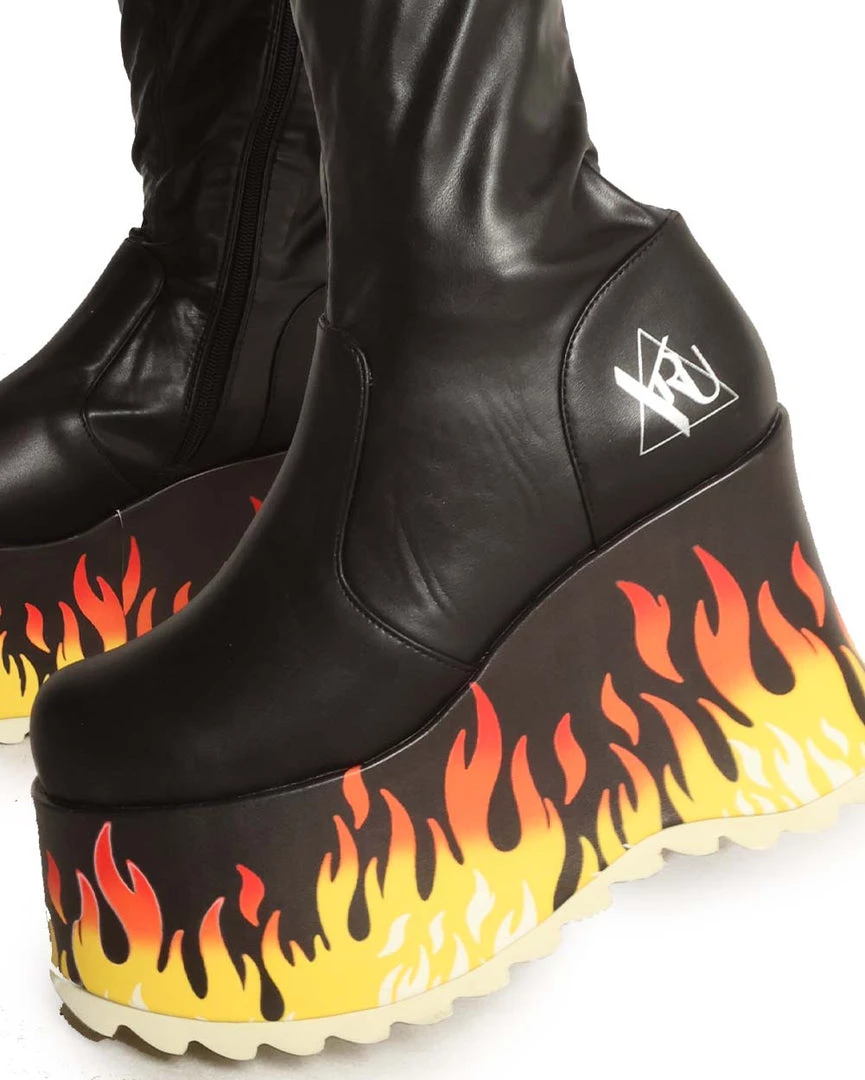 Shoes YRU Zen Flam Platform Boots 4 Shoes YRU Zen Flam Platform Boots
