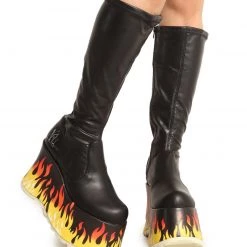 Shoes YRU Zen Flam Platform Boots 8 Shoes YRU Zen Flam Platform Boots
