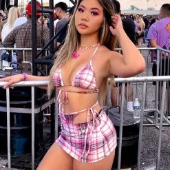 One By One Apparel One More Time Triangle Top