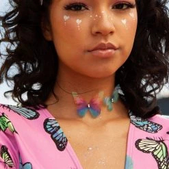 Western Fashion Fly Free Butterfly Choker Set