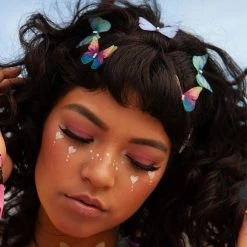 Western Fashion Hats & Hair Accessories Baby Blue Butterfly Hair Clips