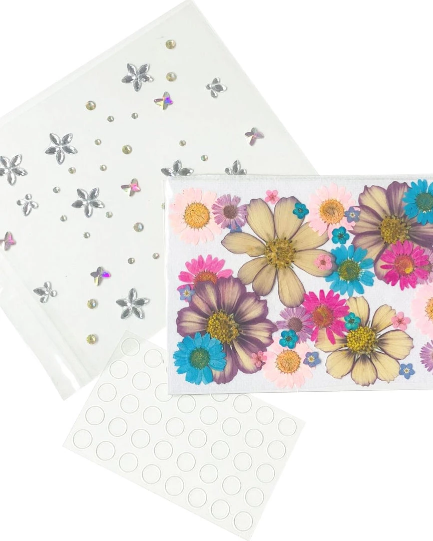 Lunautics Layered Floral & Face Jewel Mix Pack Set Accessories 4 Lunautics Layered Floral & Face Jewel Mix Pack Set Accessories