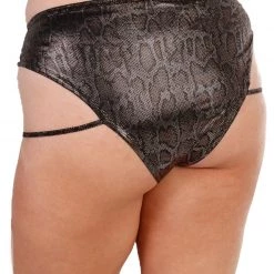 OhYes Shimmering Snakeskin High Cut Bottoms 15 OhYes Shimmering Snakeskin High Cut Bottoms